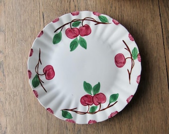 vintage dinner plate Autumn Apple pattern Blue Ridge Southern Potteries