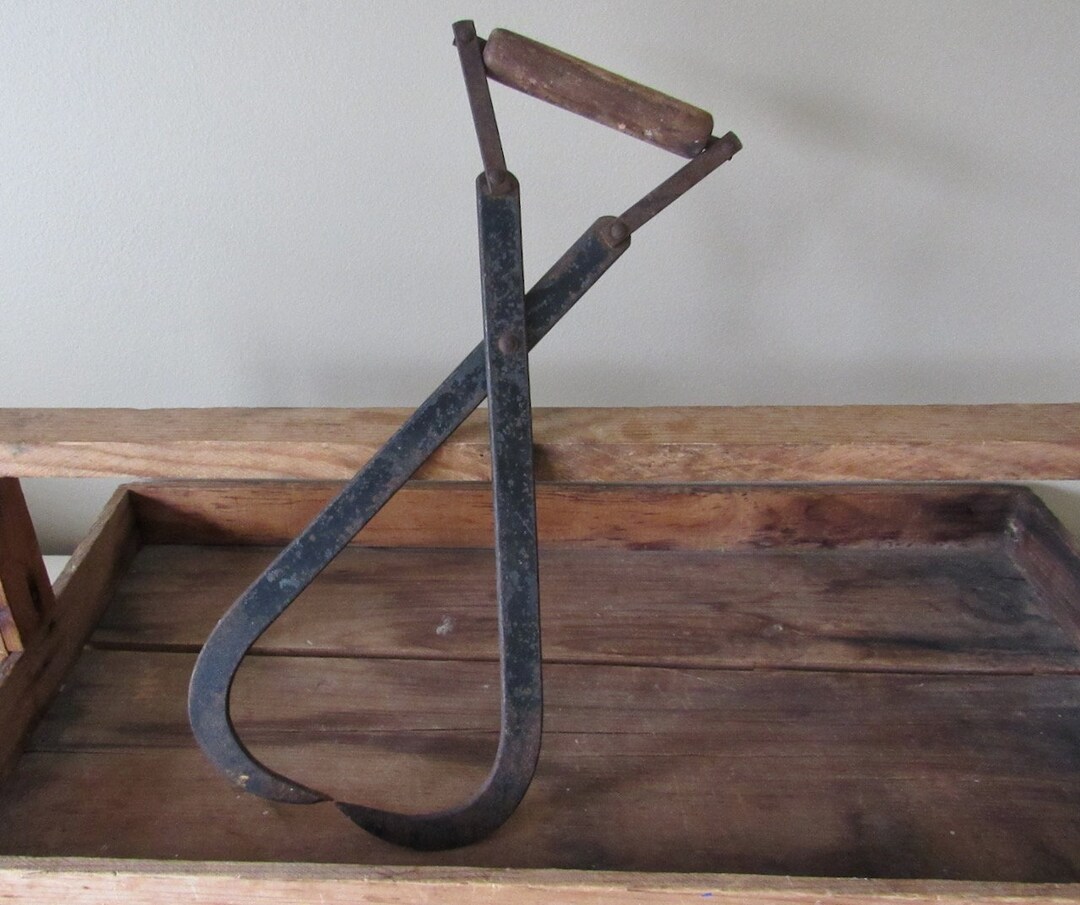 Vintage Ice Block Tongs Etsy
