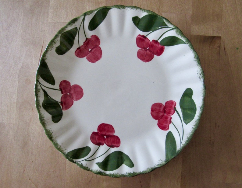 vintage Blue Ridge Potteries Cherry Coke luncheon plate