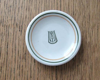 vintage chunky butter pat mid century