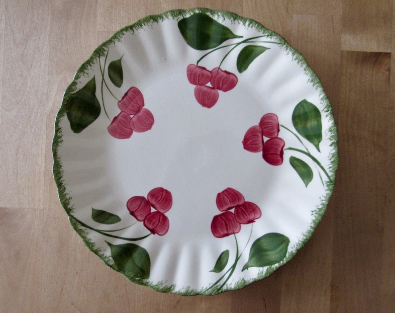 vintage Blue Ridge Potteries Cherry Coke luncheon plate