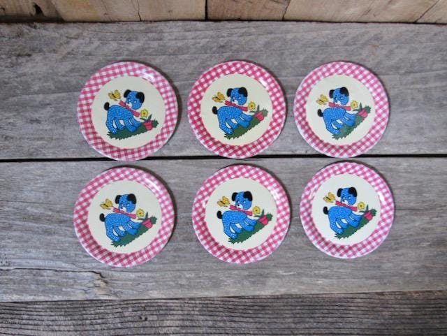 茶托　年代物　骨董品 Vintage Toy Tea Set Ohio Art 23 Piece Tin Lithograph - Etsy