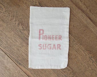 vintage sugar bag Pioneer Sugar