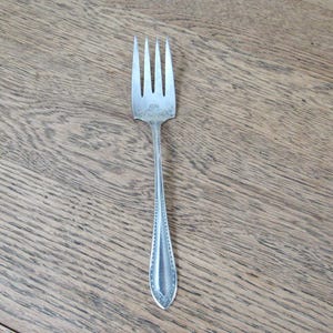 vintage serving fork silver plated Community Plate