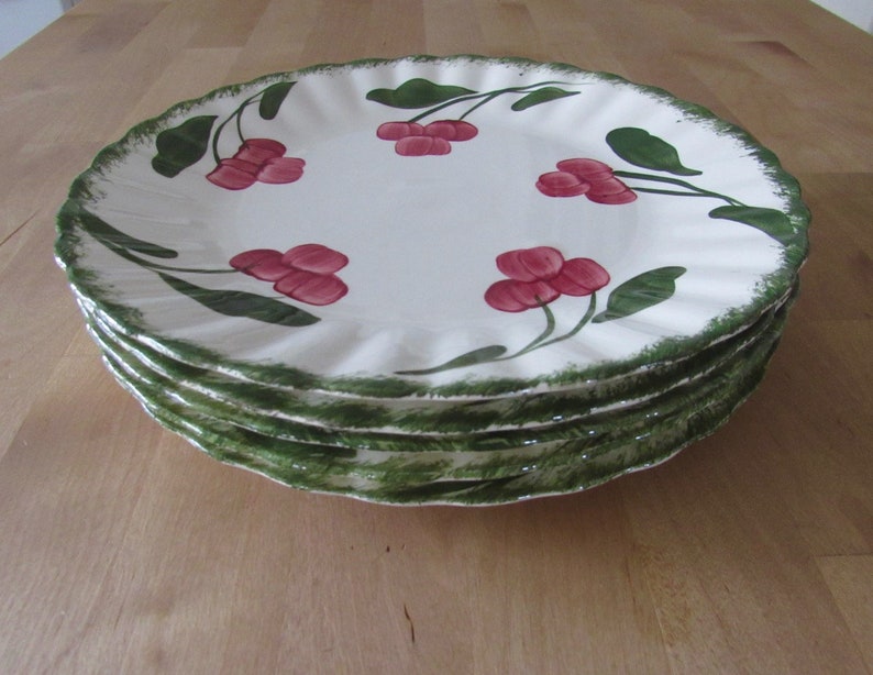 vintage Blue Ridge Potteries Cherry Coke luncheon plate