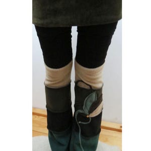 UNIQUE legcuffs, long cuffs  for fairies winter sleeves, overknees, leg warmers