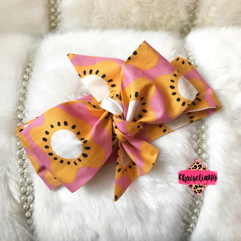 Bow Headwrap Floral Bloom Headwrap floral headwrap Fabric Headwrap Toddler Headwrap Newborn Headwrap Baby Headwrap