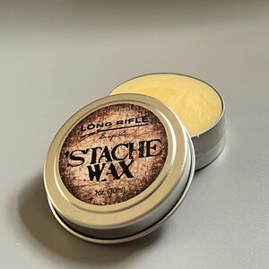 Stache Wax | 1 oz All Natural Mustache Wax | strong hold, pliable