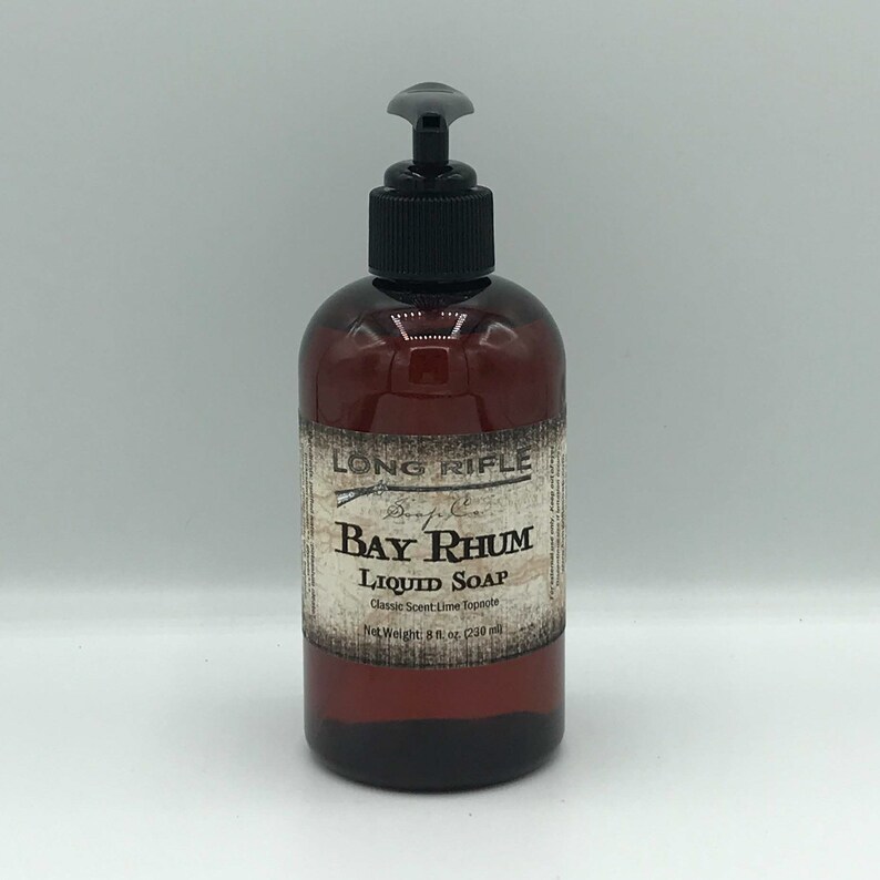 Bay Rum AllNatural Liquid Soap unisex clean scent Etsy