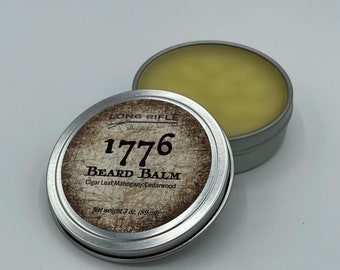 1776 Beard Balm | moisturizing beard conditioner | cigar leaf and mahogany scent