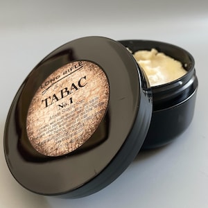 Tabac No. 01 Shaving Soap: Italian Cream Tallow, Bay Rum & Leather Scent