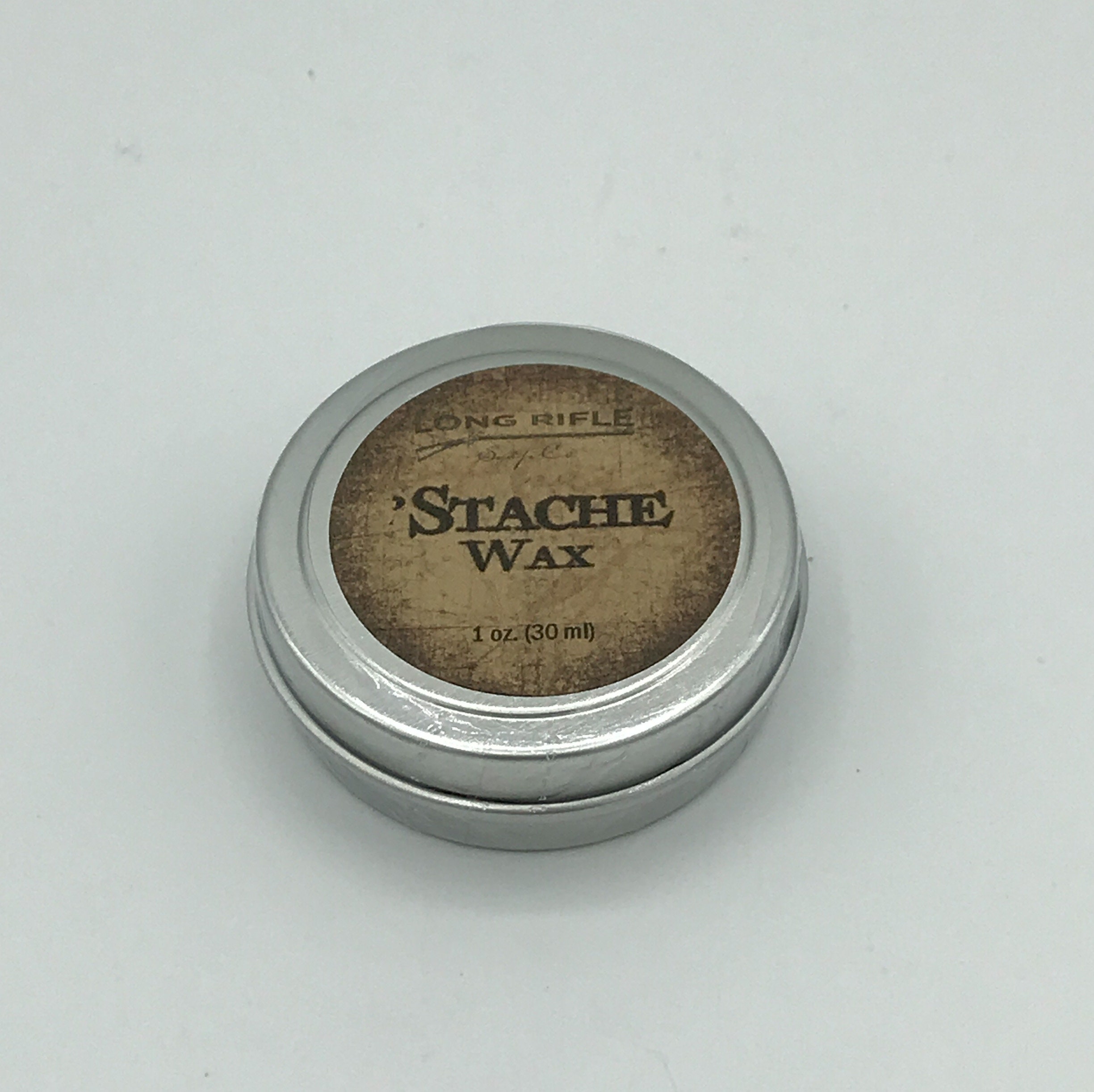 Stache Wax 1 Oz All Natural Mustache Wax Strong Hold Etsy