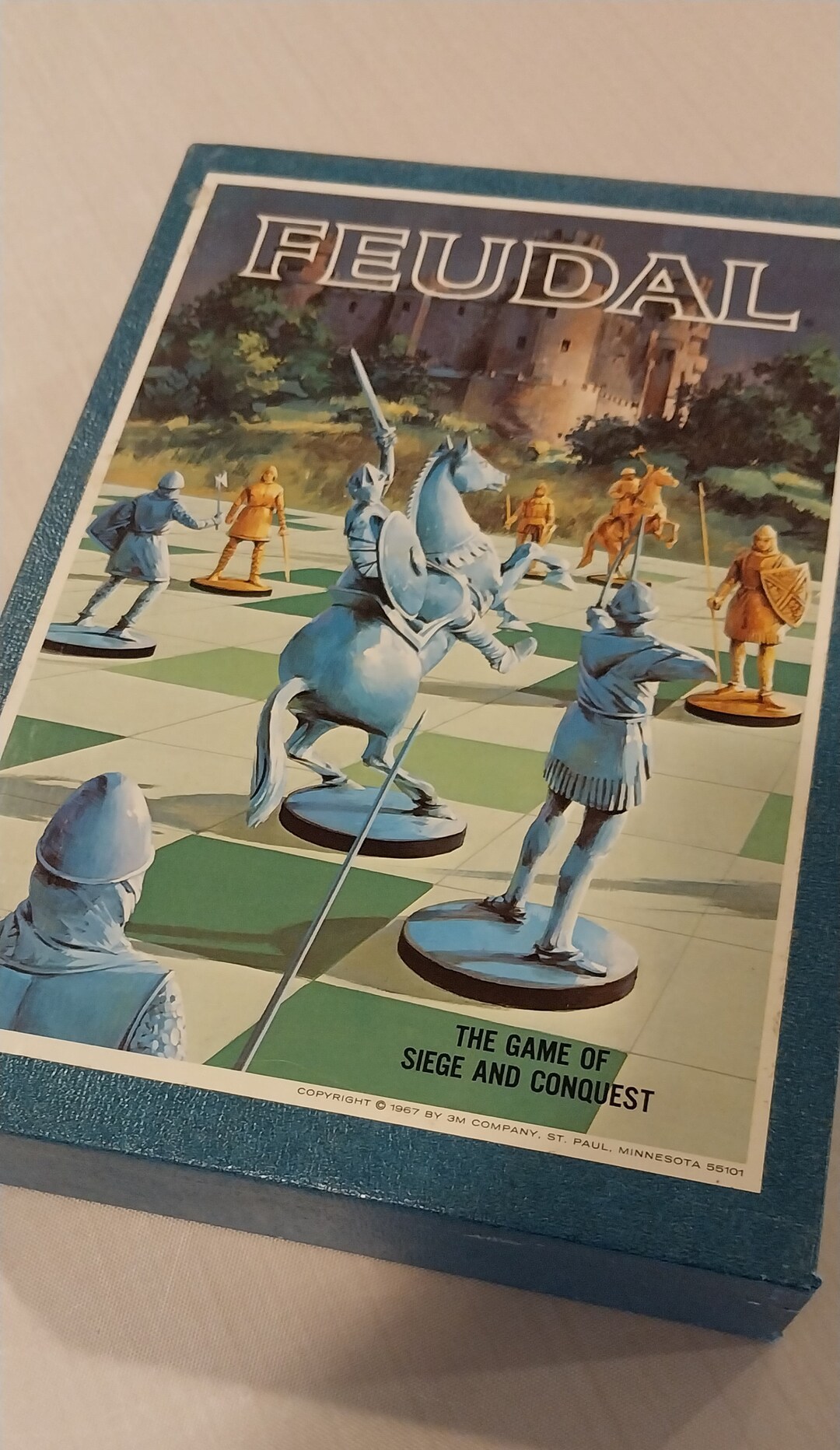 Feudal Board Game 3M Bookshelf Edition Etsy