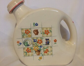 Vintage Refridgerator Water Jug por Ohio China Co de Monroe, Michigan