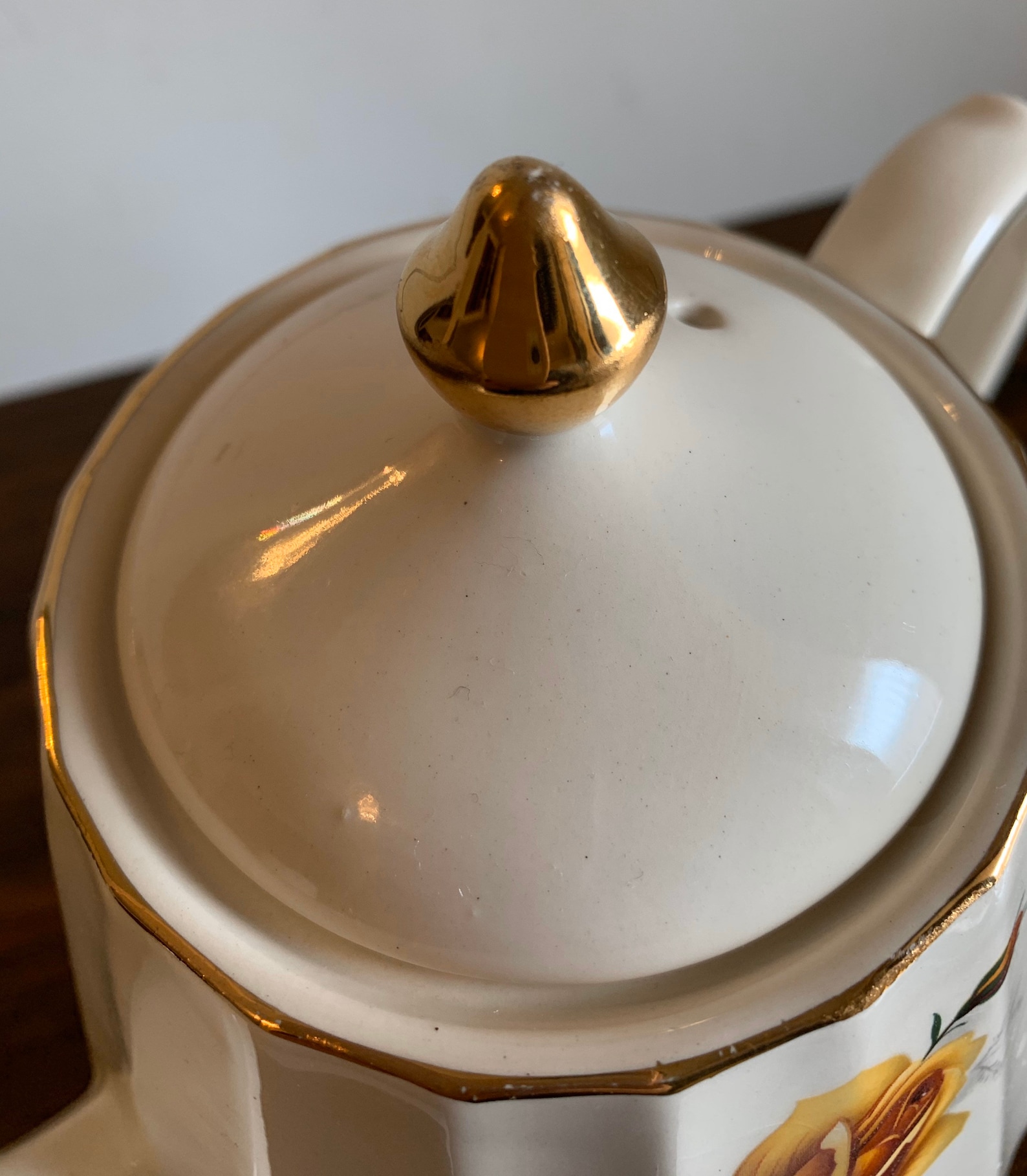 Yellow Rose Sadler Teapot Antique Teapot Rare Sadler Yellow Etsy