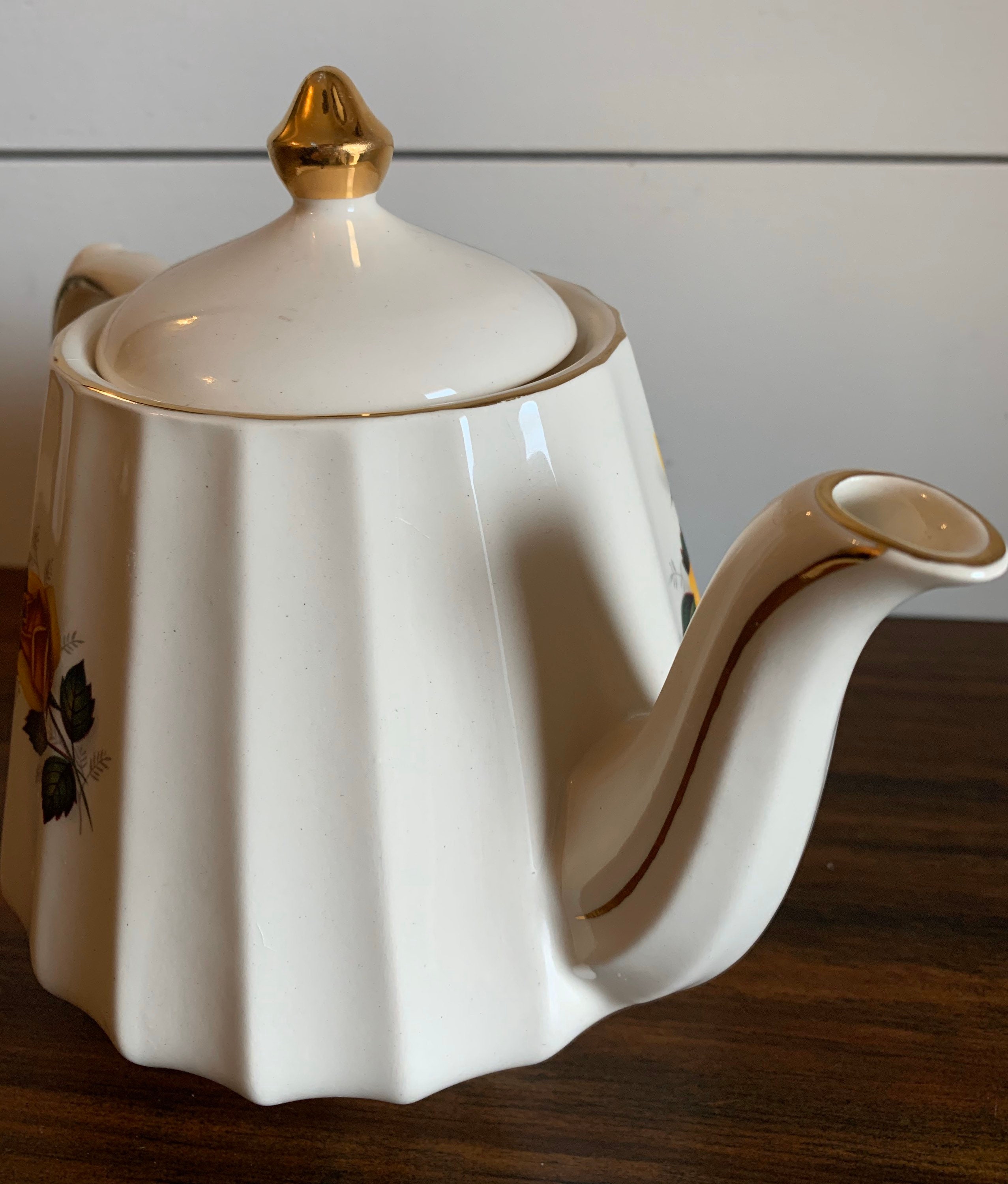 Yellow Rose Sadler Teapot Antique Teapot Rare Sadler Yellow Etsy