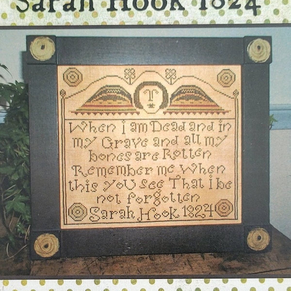 Sarah Hook 1824 by Carriage House Samplings