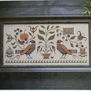 Autumn Fraktur by Plum Street Samplers