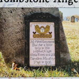 Carolina Handley Tombstone Angel by Carriage House Samplings