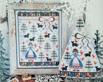 Eighth Day of Christmas Sampler & Tree by Hello From Liz Mathews