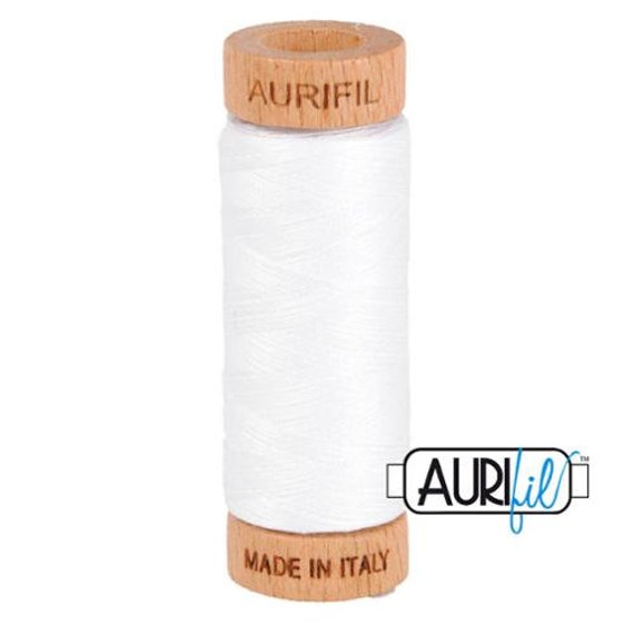 Aurifil 80 wt Cotton 2024 White Aurifil 80 wt Cotton 2024 White