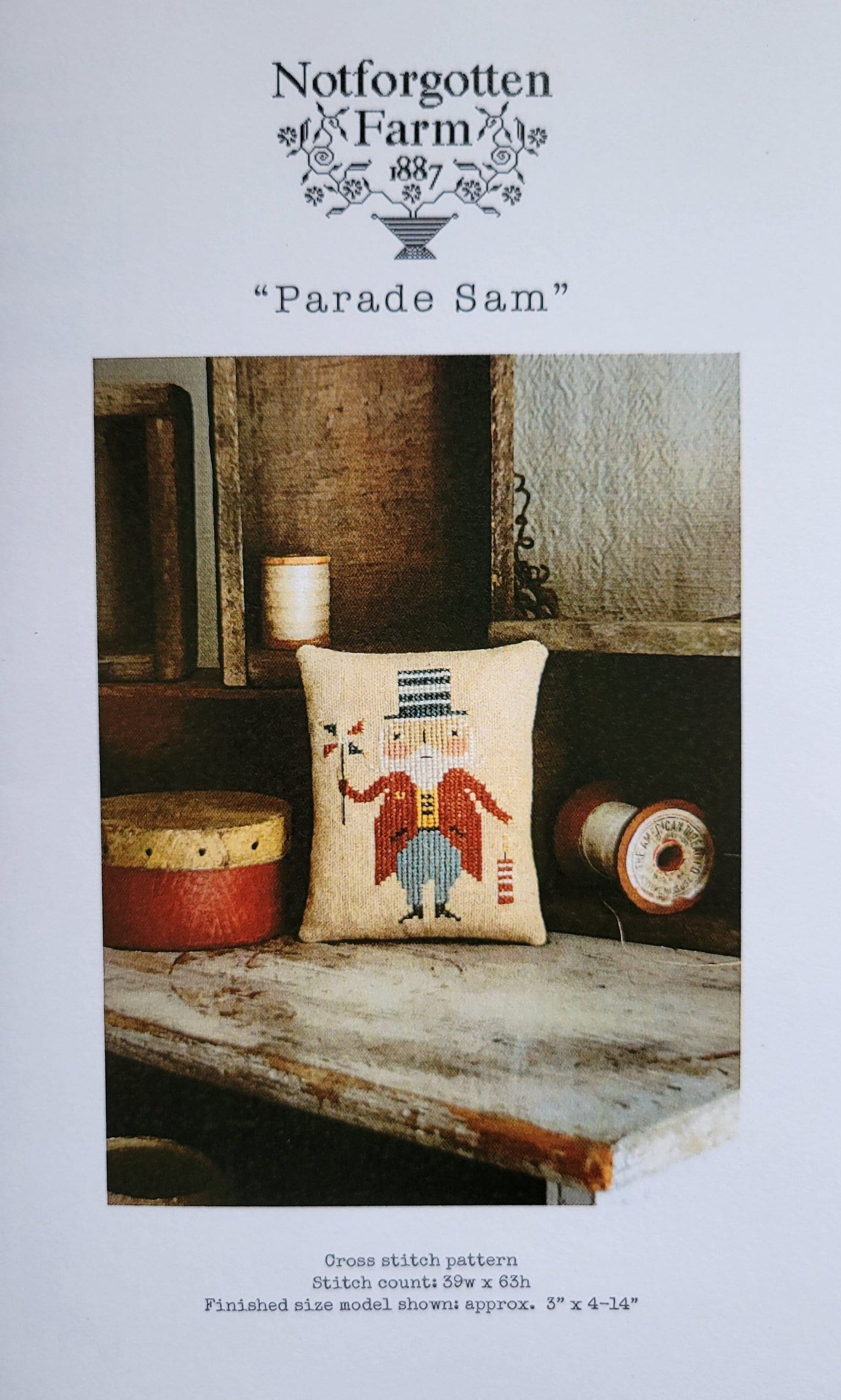 Parade Sam by Notforgotten Farm (paper Cross Stitch Chart) - Etsy