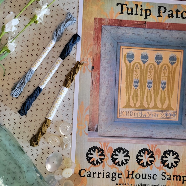NPI Silks Floss Pack for Tulip Patch by Carriage House Samplings