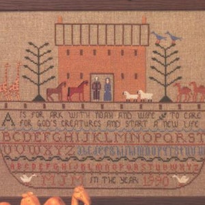 Noah&#39;s Ark Sampler by The City Stitcher - Cross Stitch Pattern
