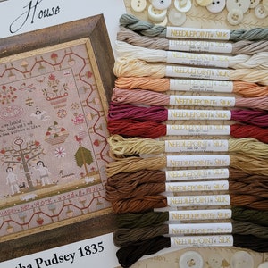 NPI Silks Floss Pack for Martha Pudsey 1835 by The Scarlett House