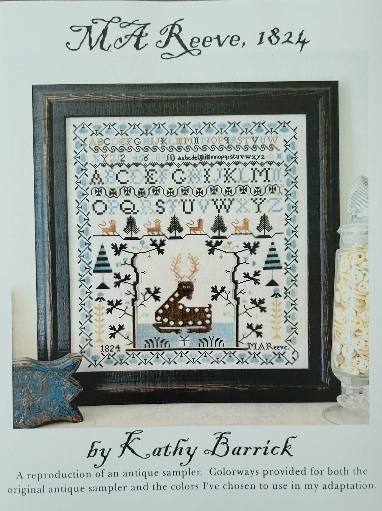 Mae Reeves Designs M. A. Reeve, 1824 by Kathy Barrick - Etsy