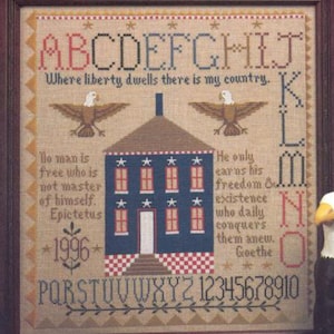 Liberty Sampler von The City Stitcher - Kreuzstichmuster