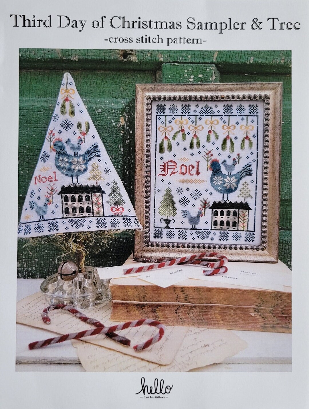 Third Day of Christmas Sampler & Tree by Hello From Liz Mathews