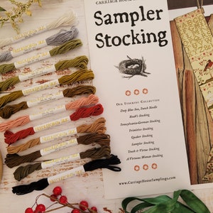 NPI Silks Floss Pack for Sampler Stocking by Carriage House Samplings
