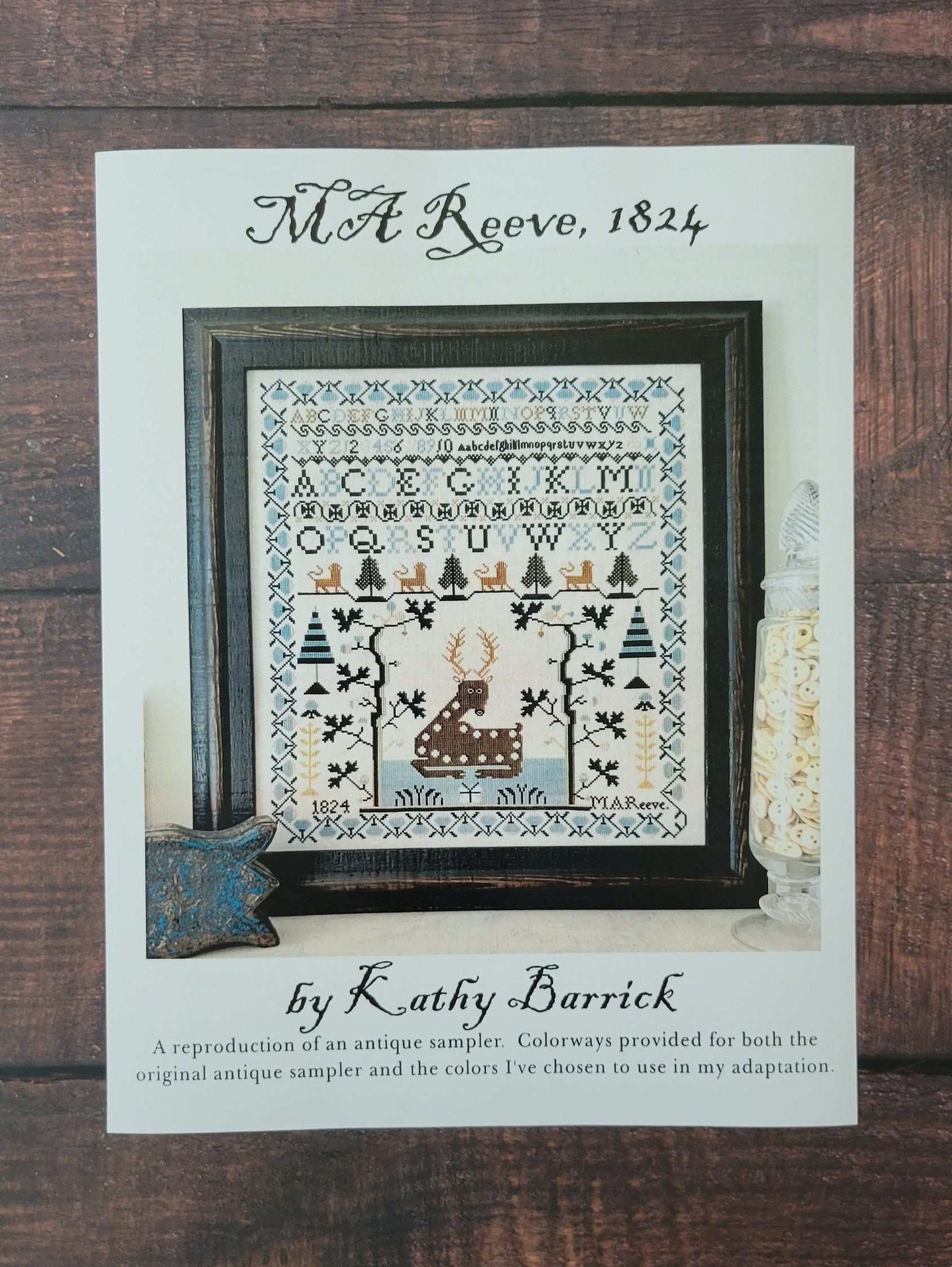Mae Reeves Designs M. A. Reeve, 1824 by Kathy Barrick - Etsy