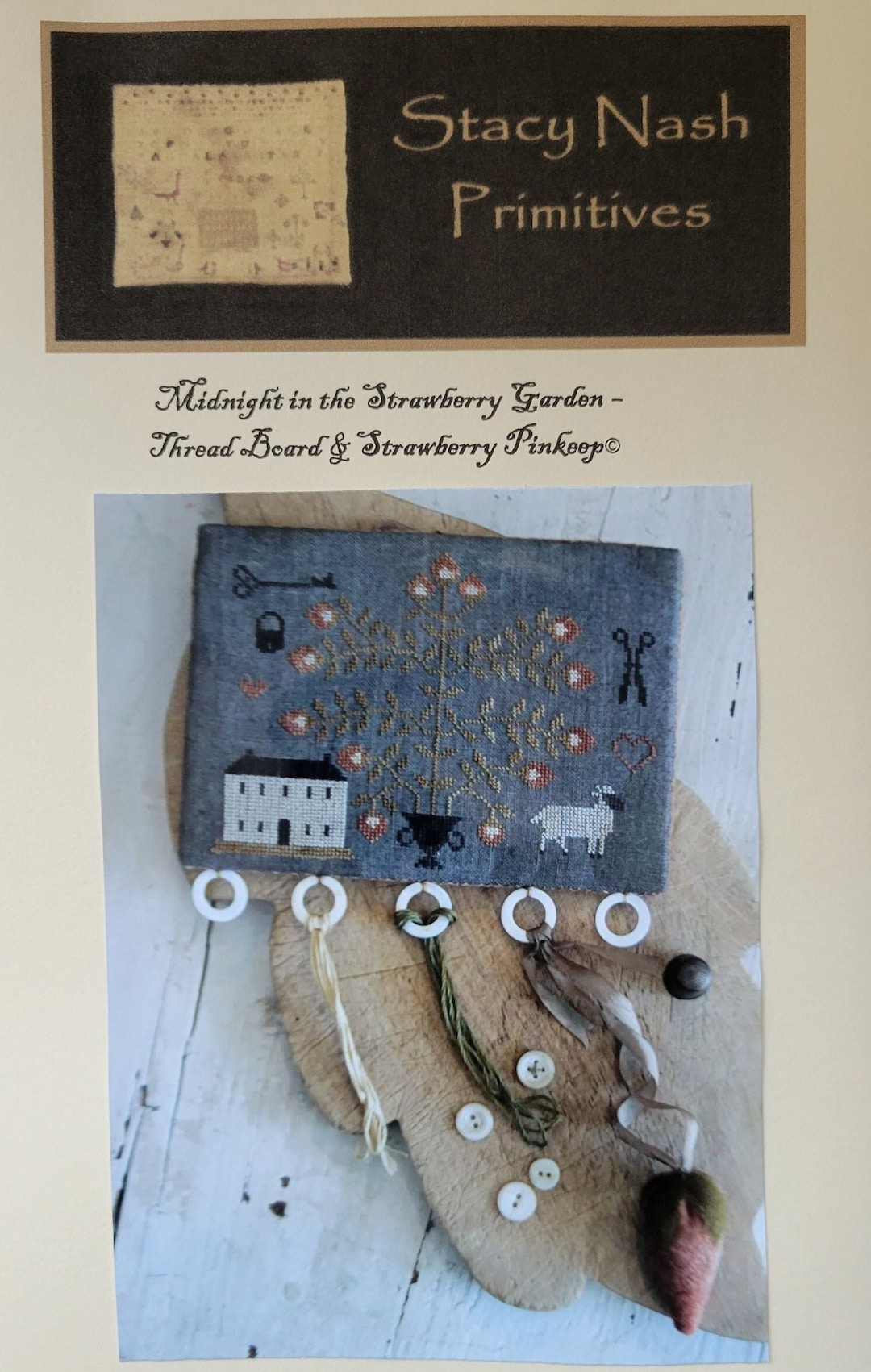 Midnight in the Strawberry Garden by Stacy Nash Designs - Etsy