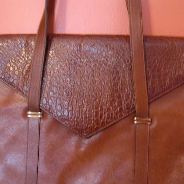 Bruno Magli leather purse brief case