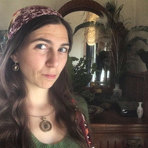 One Romani Chakra Wheel Pendant, Roma Flag Wheel Necklace, *gypsy Charm ...