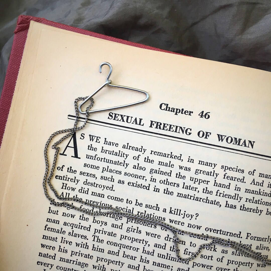 Silver Pro Choice Wire Hanger Pendant Planned Parenthood Etsy