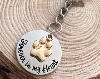 Chaveiro para luto por animal de estimação, Homenagem a animais de estimação, Perda de animal de estimação, Presente para luto por animal de estimação, Presente em memória de animal de estimação, Presente para perda de cachorro, Presente para amante de animais de estimação, Presente de condolências por perda de animal de estimação.