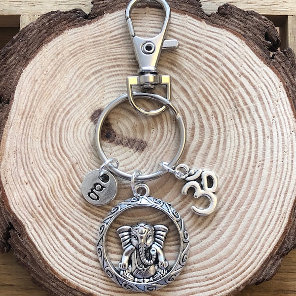 Ganesh Keyring, Ganesh Keychain, Ganesh Gifts, Ganesha Keyring, Ganesha Keychain, Hindu, Ohm, Lord ganesh, Indian God, Yoga, Om, Meditation