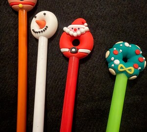Ensemble De Papeterie De Noël - 8 Mini Carnets, 8 Stylos, 8 Autocollants, Petit Cadeau De Fête, Bureau Ou école