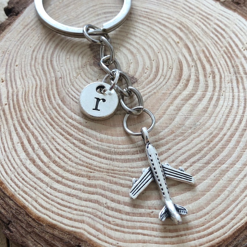 Travel Keychain, Traveler Key Chain, Holiday Keyring, Flight Attendant