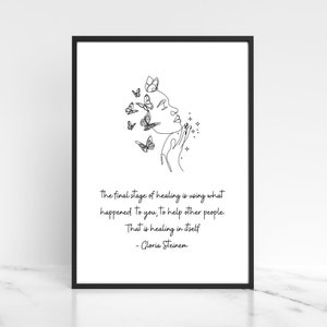 Heilung Zitat, Digitale Therapie Print, Therapie Büro Dekor, Therapie Büro Design, Beratung Kunstwerk, Trauma Survivor, Trauma Kunstwerk