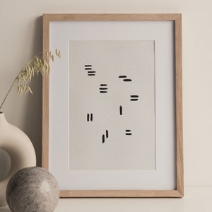 Mudcloth Inspired Printable Art, Minimal Art, Boho Art