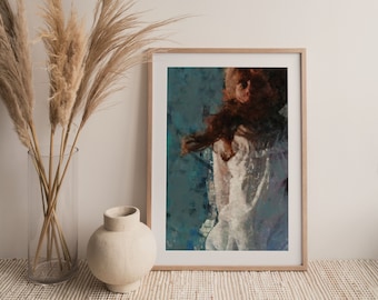 Vintage Art, Portrait Art, Portrait of a Woman