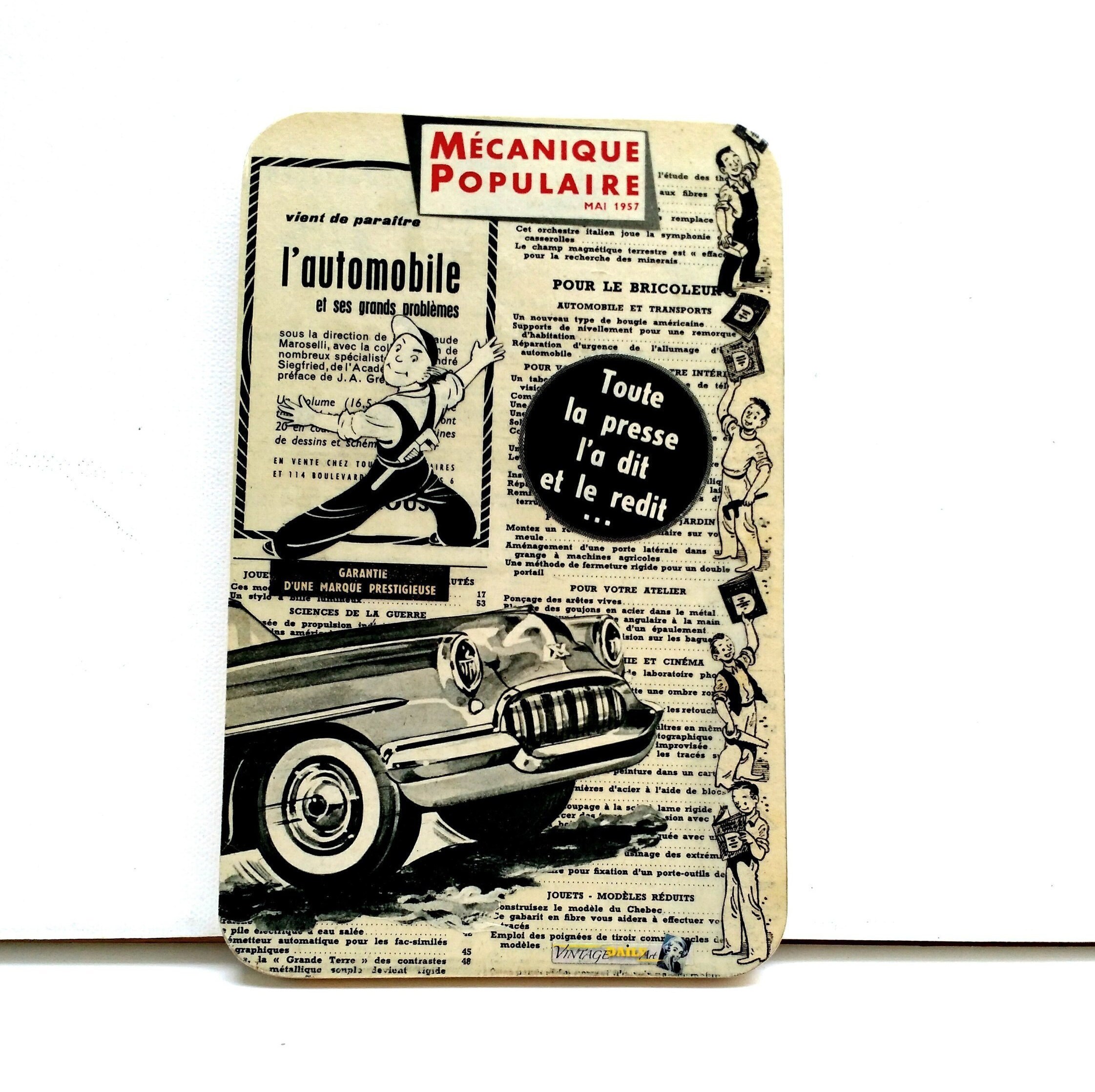 Garage Vintage, Vieille Voiture Française, Automobile 1957, Ancienne Voiture, Aronde, Garagiste Retr