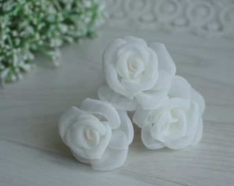 IVORY ROSE FLOWER WEDDING HAIR ACCESSORIES*Alice Head band*Comb*Pins*Grips*Bride IVORY ROSE FLOWER WEDDING HAIR ACCESSORIES*Alice Head band*Comb*Pins*Grips*Bride