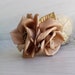 Gold Flower Hair Comb Bridal Headpiece Wedding Hair Comb Girl Woman Flower Hair Comb bridal fascinator Gold roses Hair Comb hair flower prom