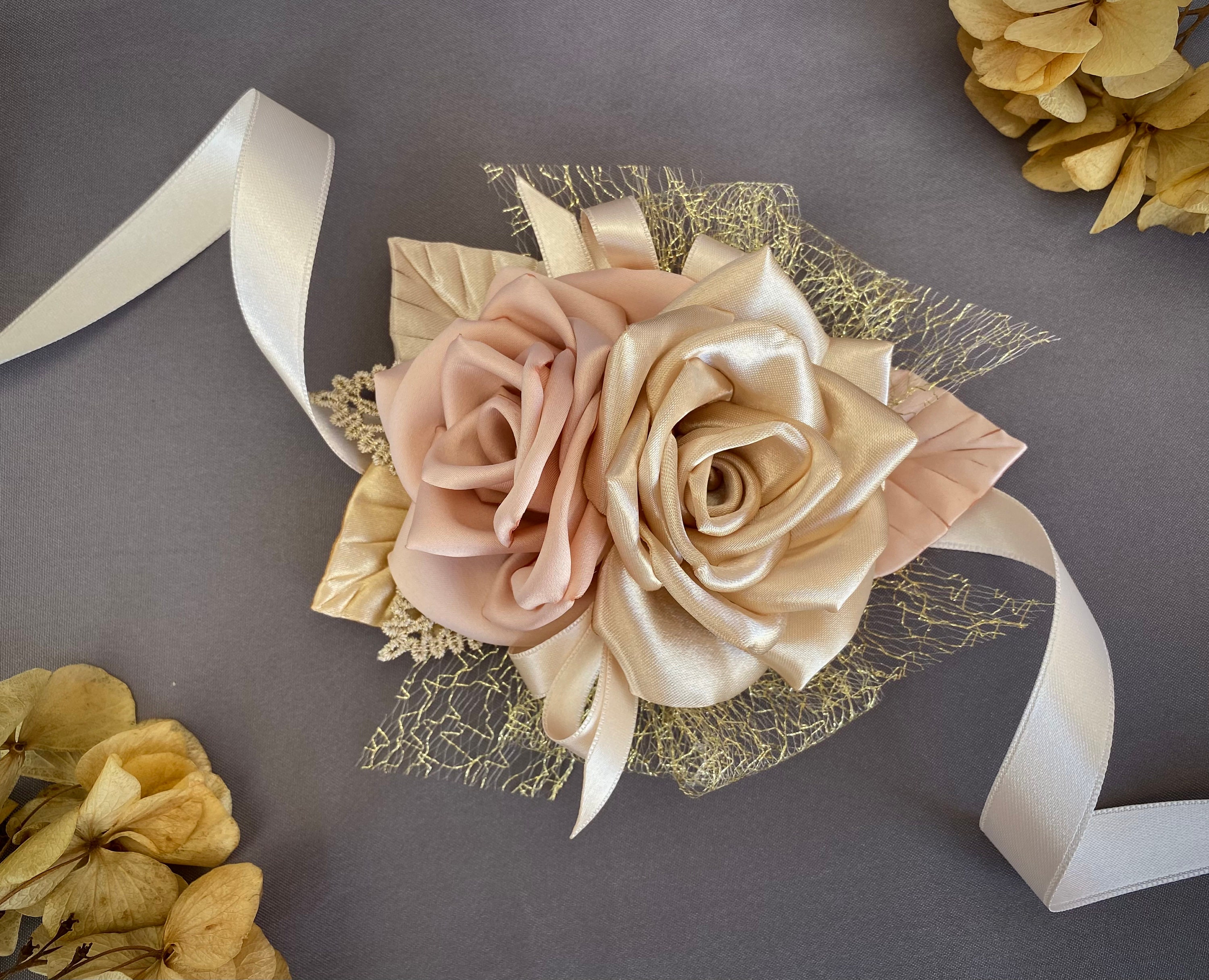 corsage for champagne dress Amazon.com: Serwalin Champagne Rose Corsage and Boutonniere Set, 2 Pcs Boutonniere and Wrist Corsage Wristlet Prom Flowers Wedding Ceremony Party Accessories Suit Decorations : Home & Kitchen