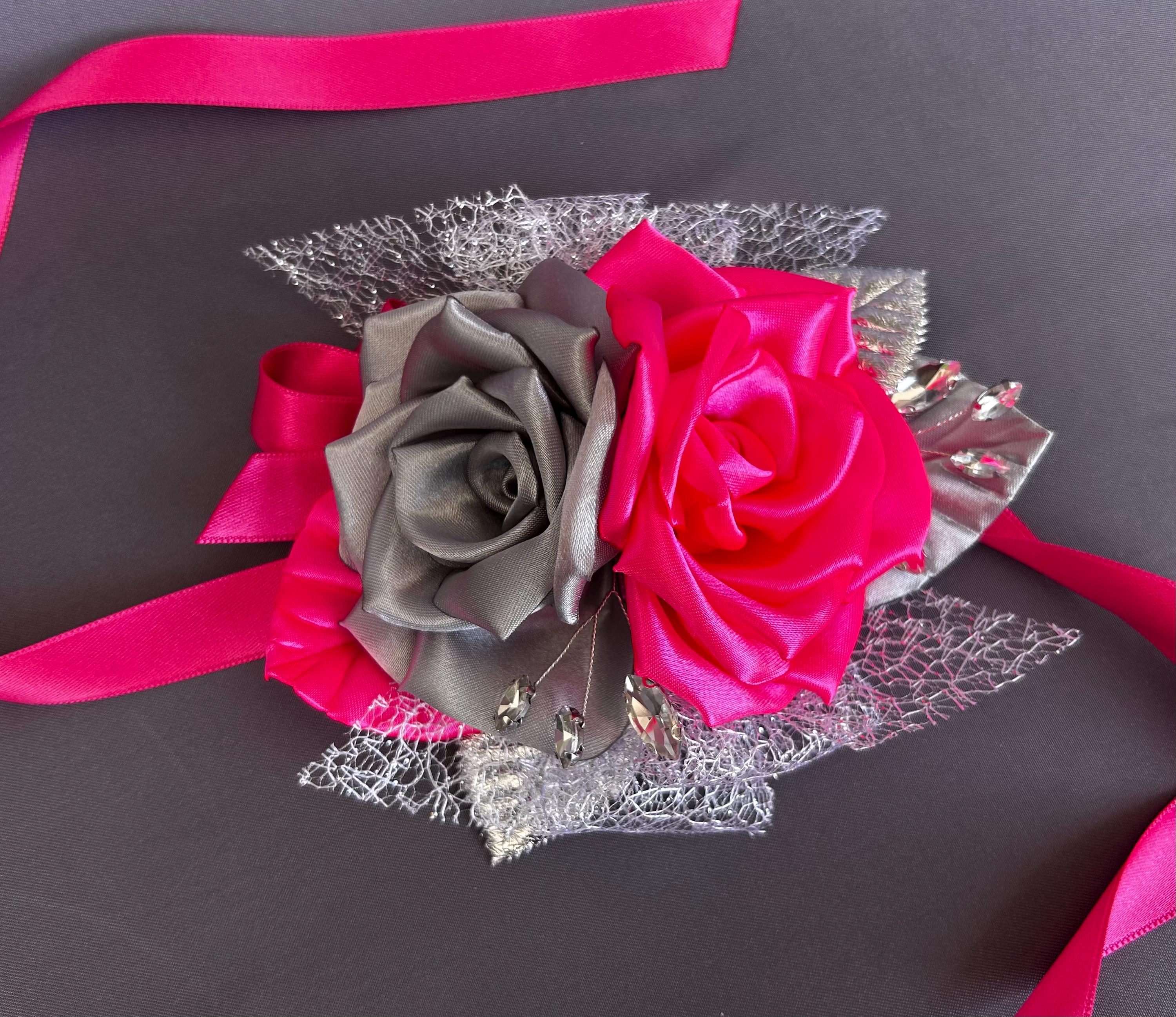 FDCGAS Fiore Ragazza Damigella polso - 1 PCS Bracciale da Sposa Simulazione Fiori per Matrimonio, Corsage polso, Decorazioni